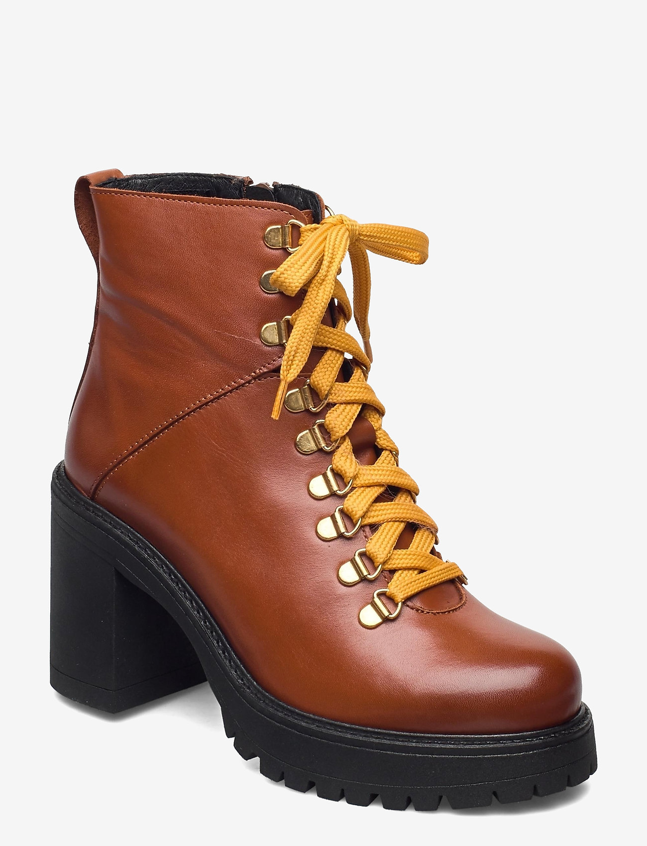 Bianco - BIACURTIS Leather Boot - cognac - 0