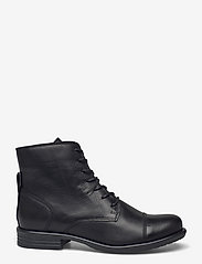 Bianco - BIADANELLE Leather Derby Boot - madalad poolsaapad - black - 1