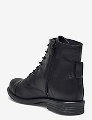 Bianco - BIADANELLE Leather Derby Boot - flate ankelstøvletter - black - 2