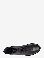 Bianco - BIADANELLE Leather Derby Boot - flade ankelstøvler - black - 3