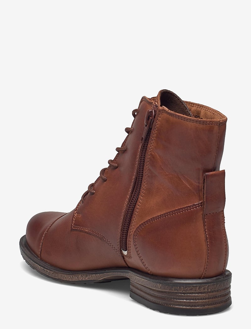 Bianco - BIADANELLE Leather Derby Boot - flade ankelstøvler - cognac - 2