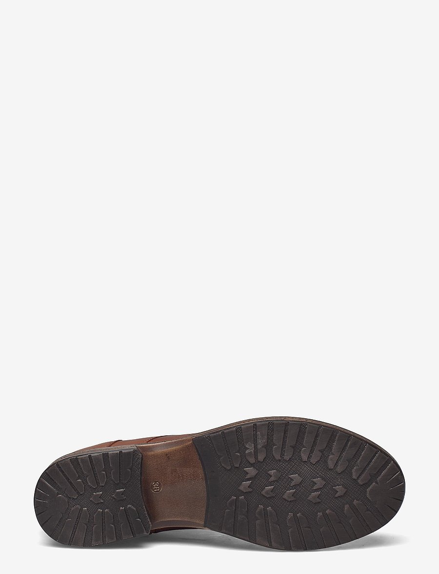 Bianco - BIADANELLE Leather Derby Boot - platta ankelboots - cognac - 4