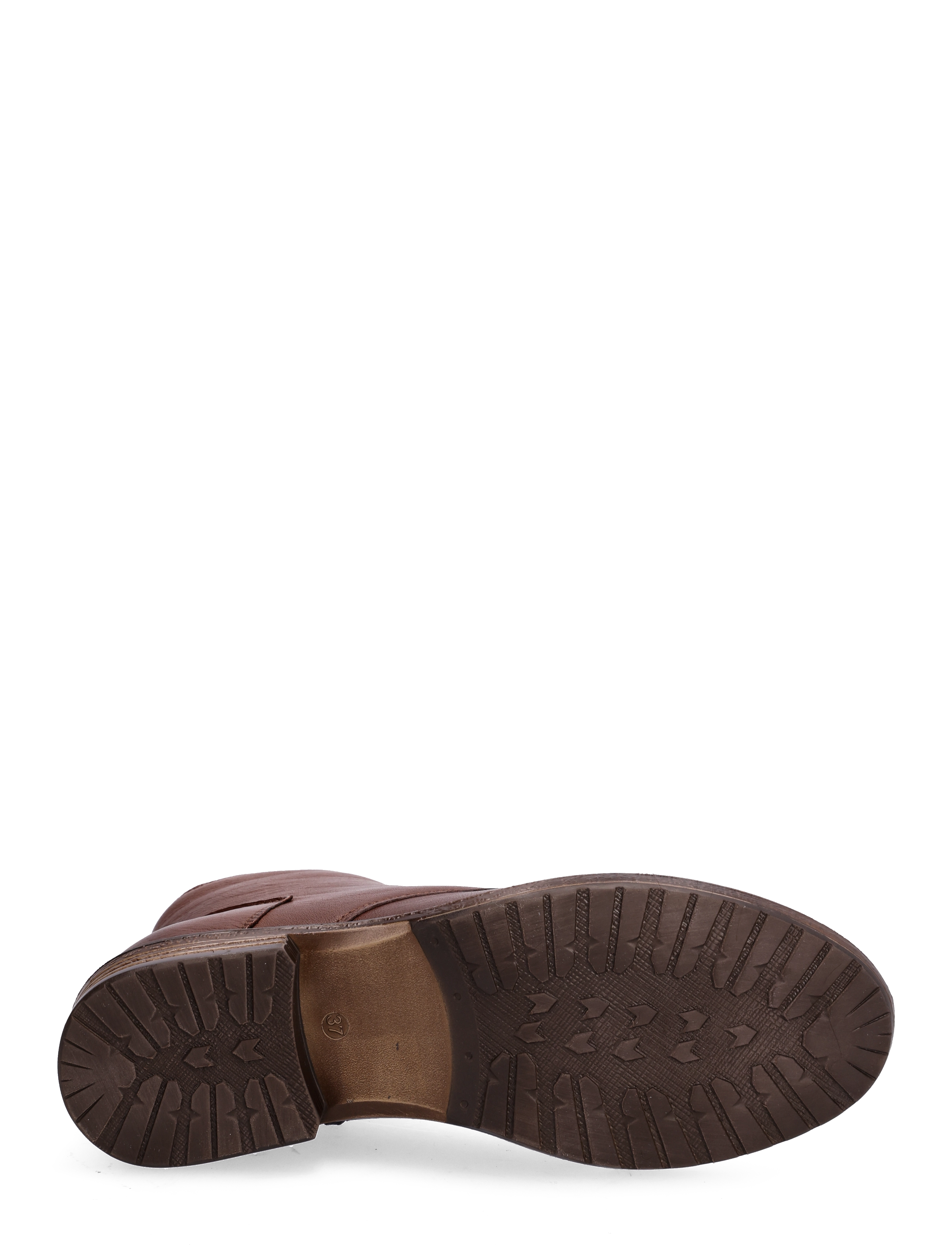 Bianco - BIADANELLE Leather Derby Boot - flache stiefeletten - dark brown - 4