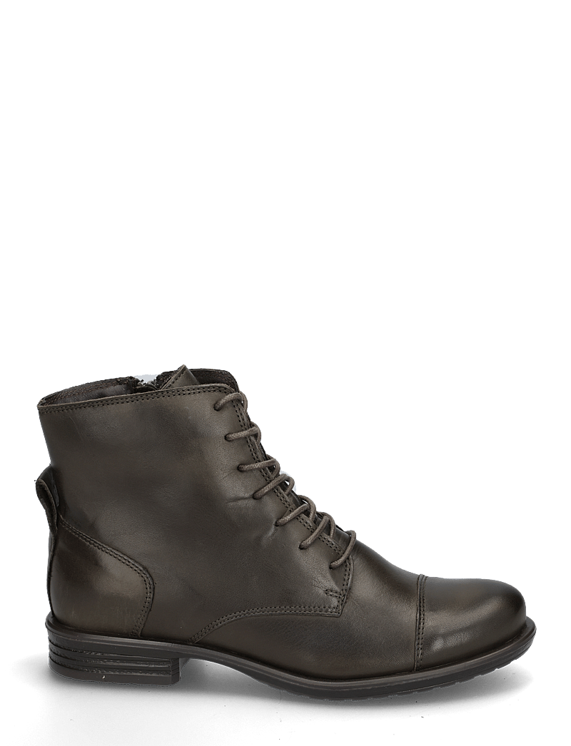 Bianco - BIADANELLE Leather Derby Boot - flade ankelstøvler - khaki - 1