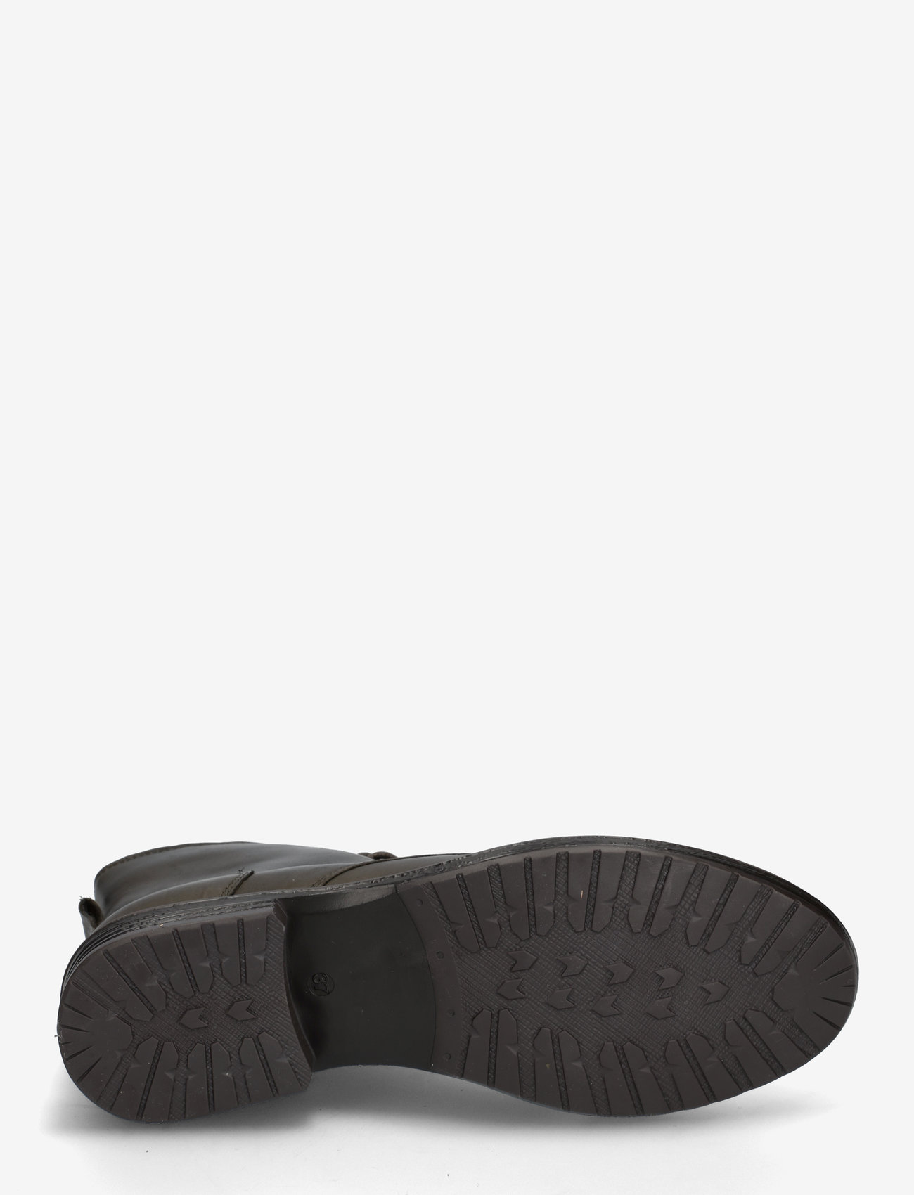 Bianco - BIADANELLE Leather Derby Boot - flade ankelstøvler - khaki - 4