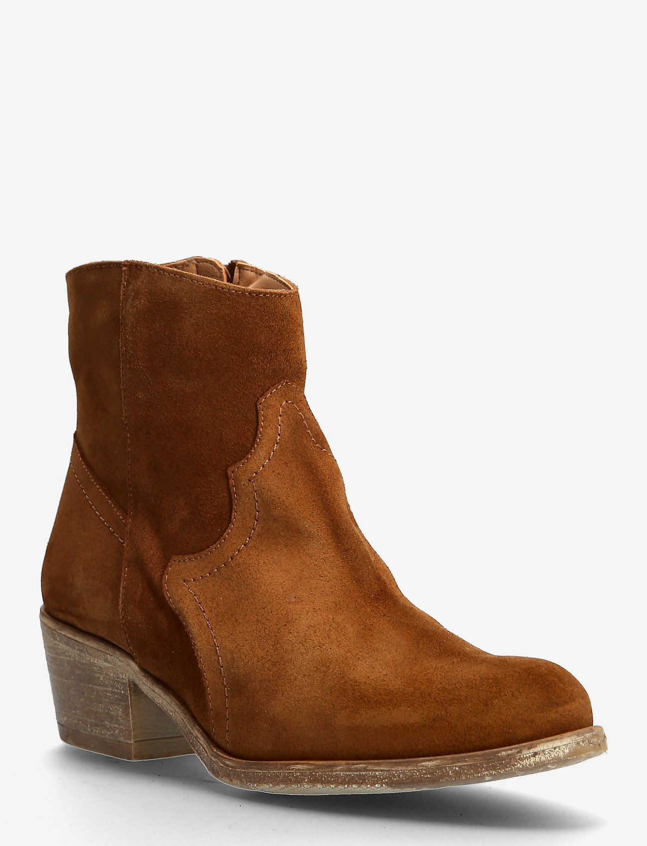 Bianco - BIADAVALYN Suede Boot - cognac - 0