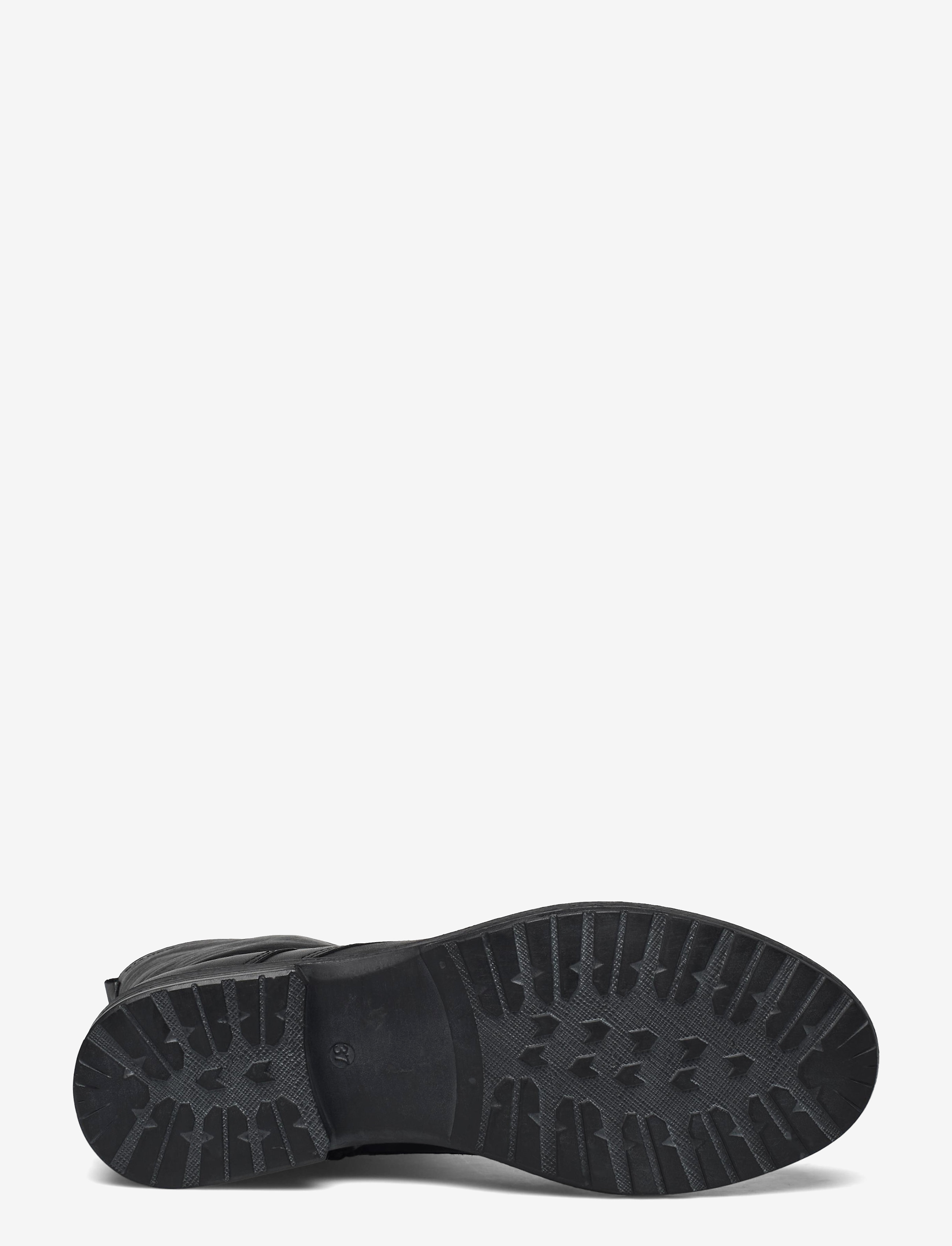 Bianco - BIADANELLE Lace Up Boot Leather - snørestøvler - black - 4