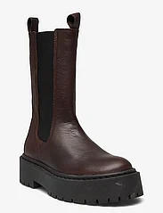 Bianco - BIADEB Long Boot - chelsea stila zābaki - dark brown - 0