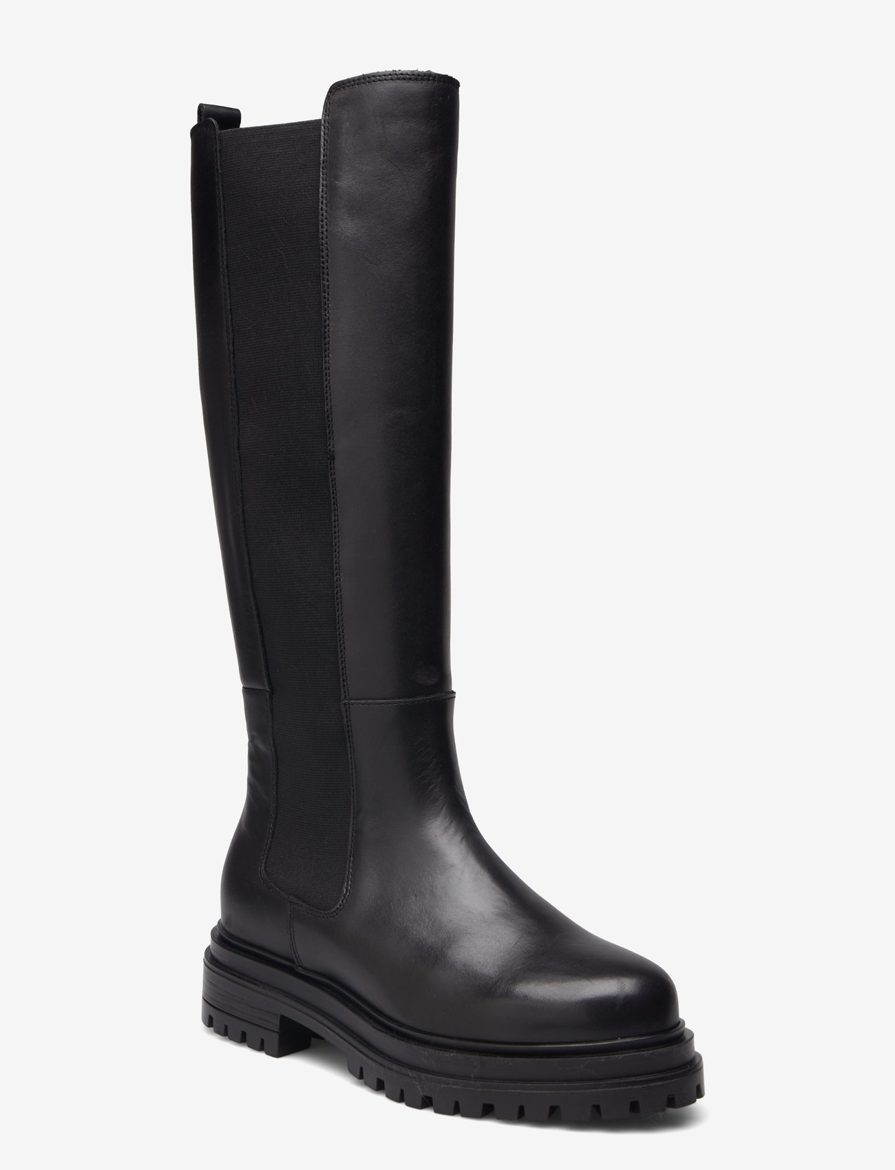 Bianco - BIADARLENE Chelsea Long Boot Leather - black - 0