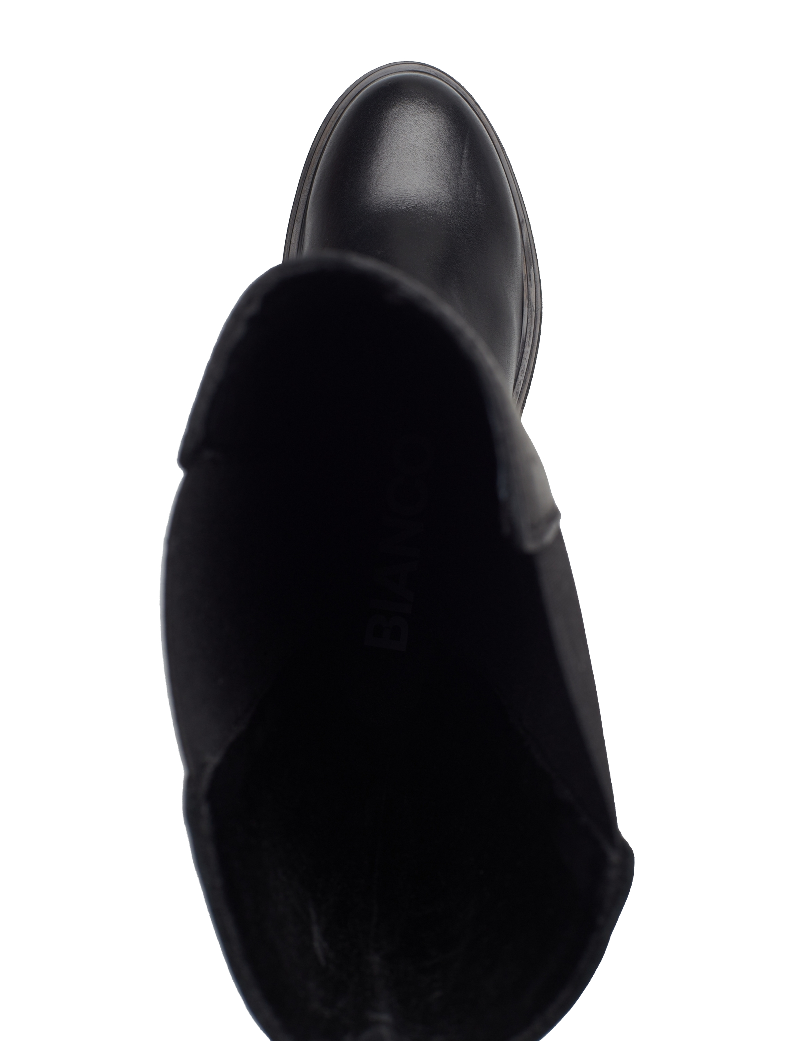 Bianco - BIADARLENE Chelsea Long Boot Leather - black - 3