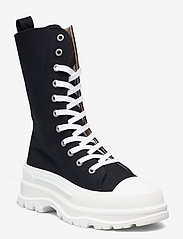 Bianco - BIAFELICIA Laced Up Boot - snøreboots - black 4 - 0