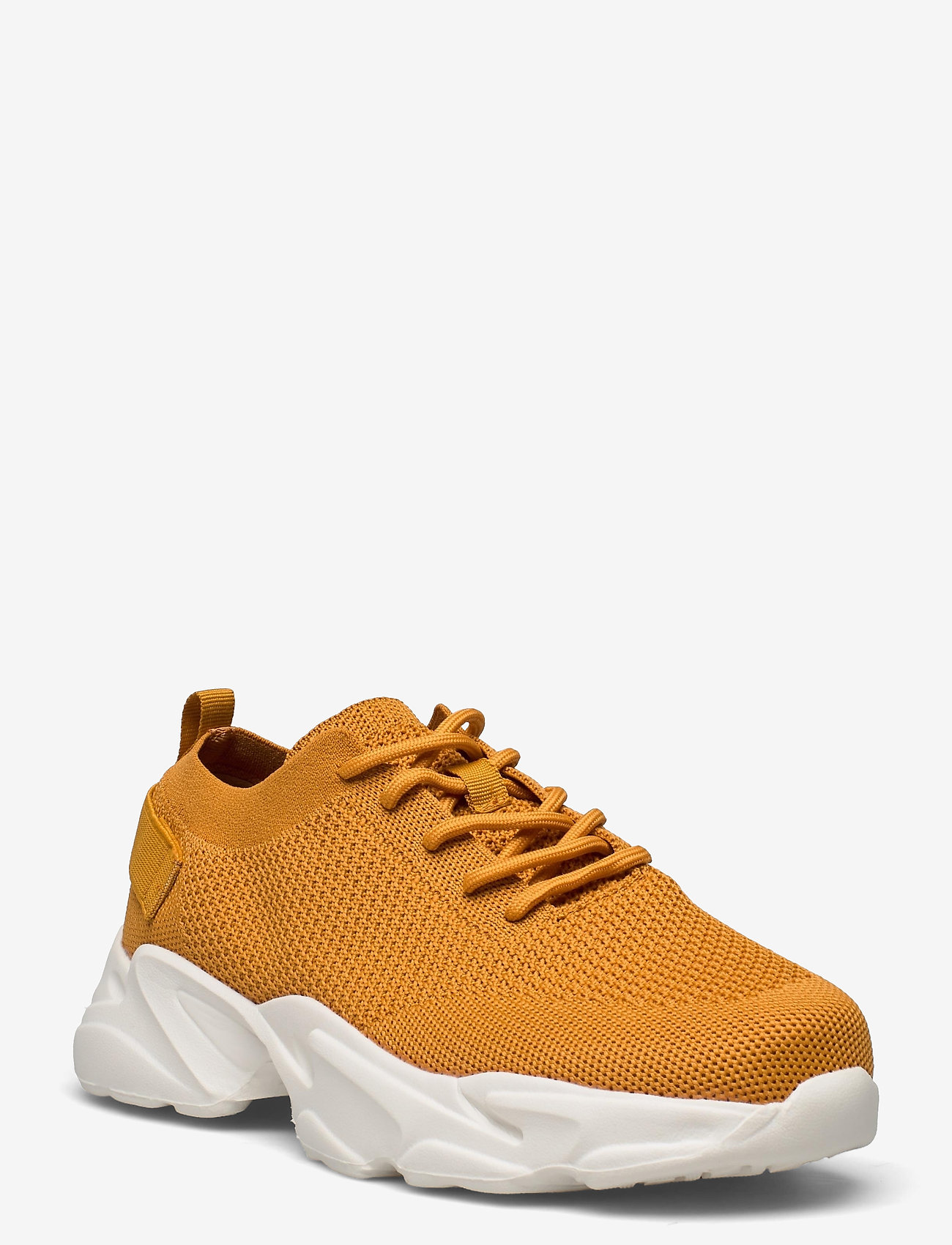 Bianco - BIACASE Laced Knit Sneaker - mustard 4 - 0