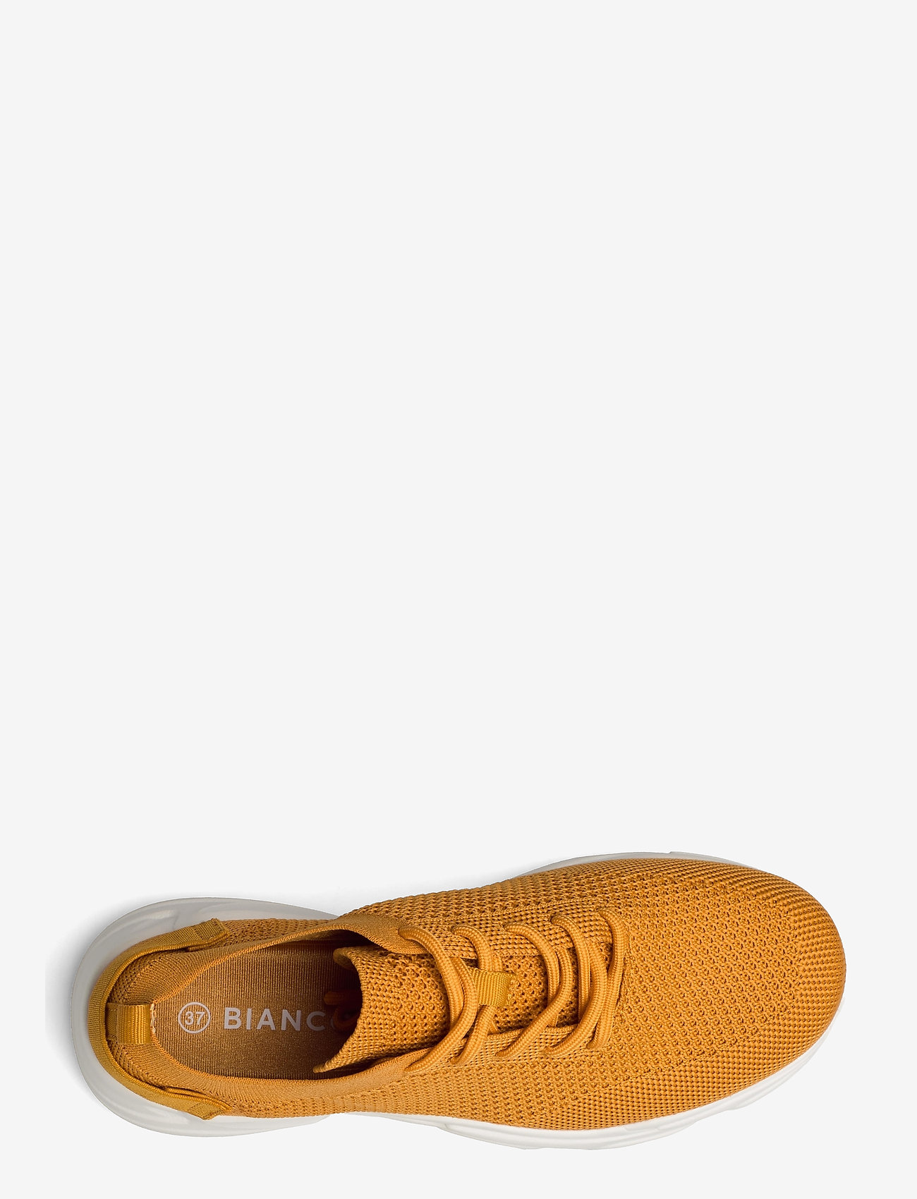 Bianco - BIACASE Laced Knit Sneaker - mustard 4 - 3
