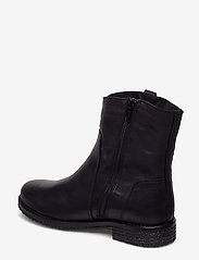 Bianco - BIAATALIA Winter Leather Boot - platta ankelboots - black - 1