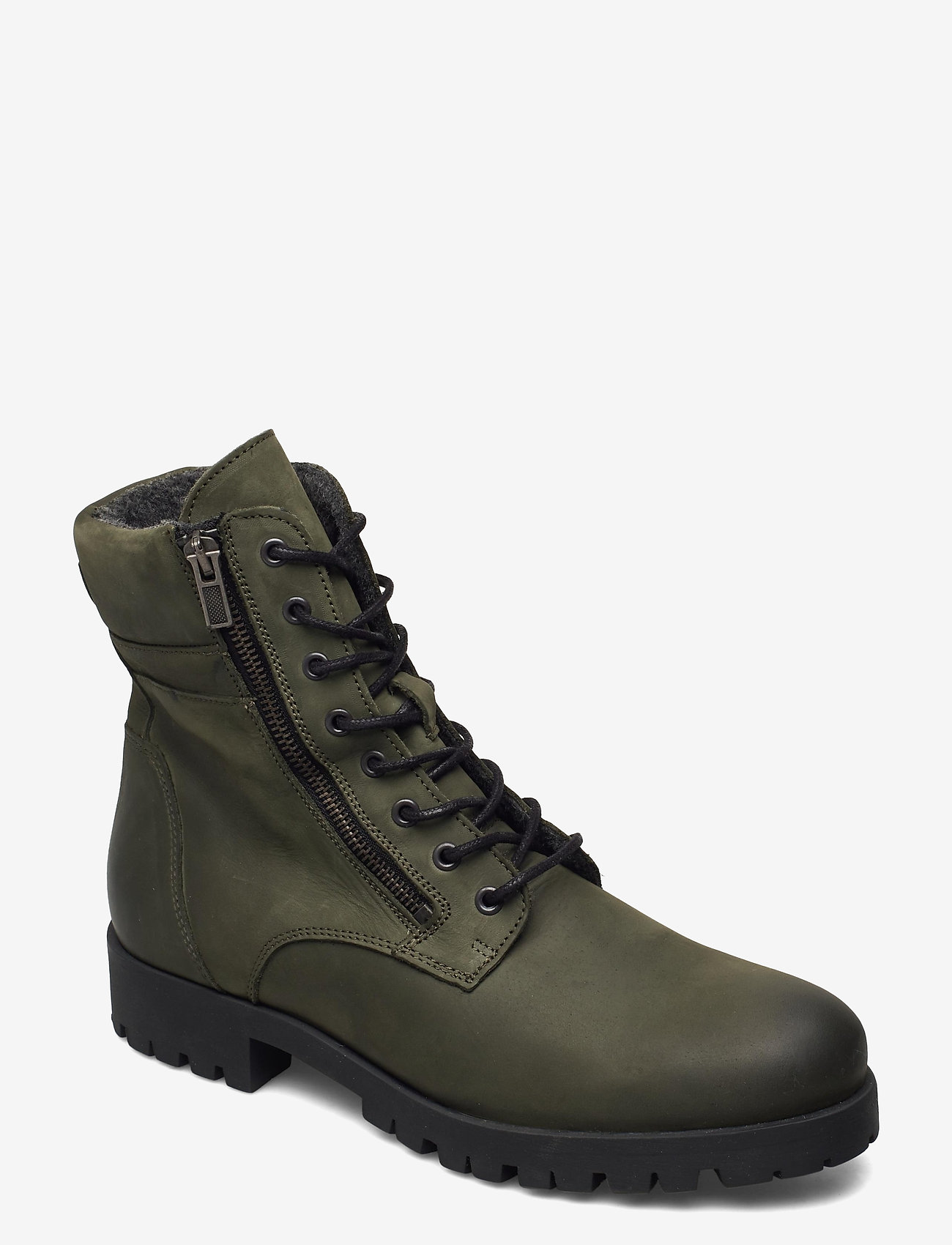 Bianco - BIACOLLINS Winter Leather Boot - army green 2 - 0