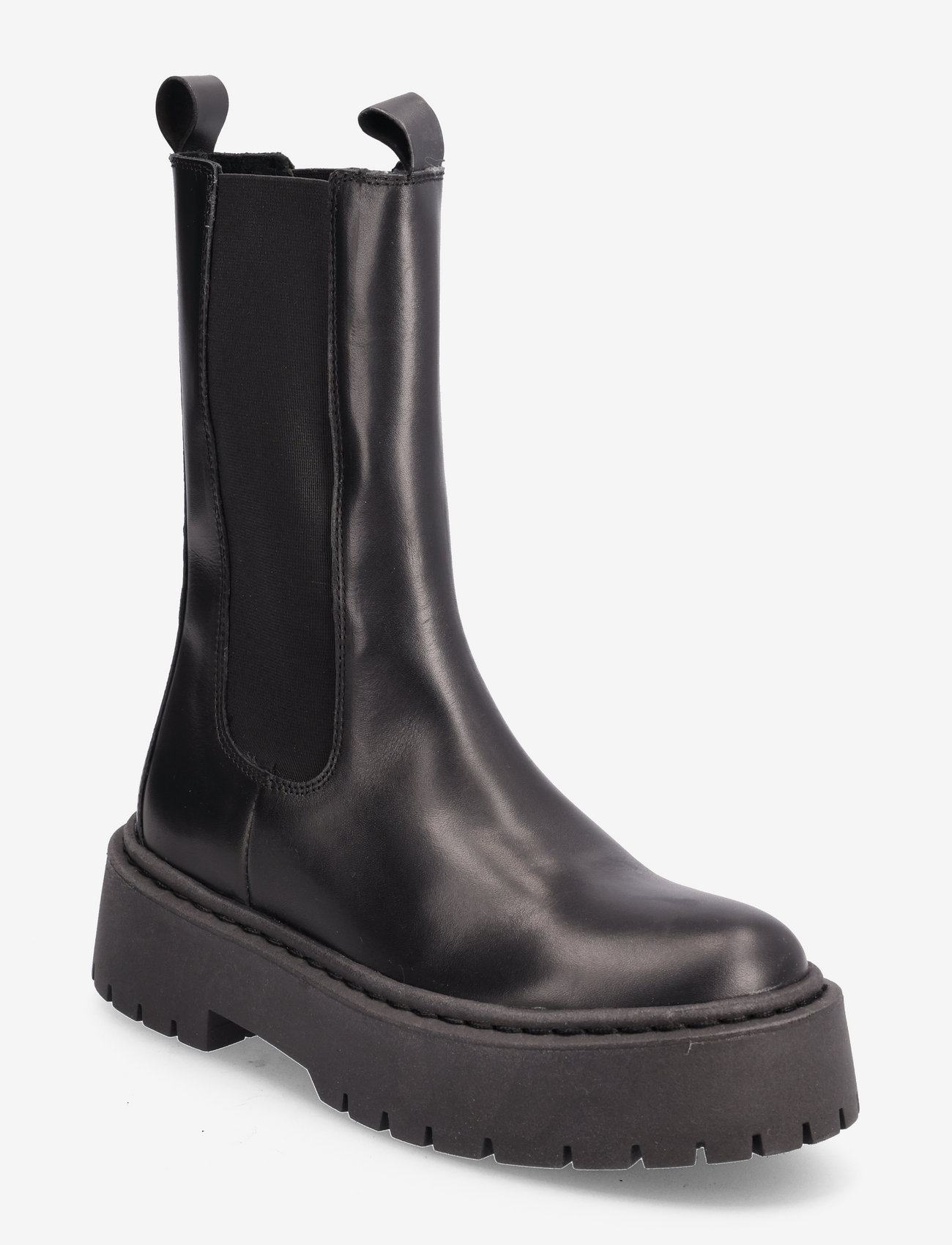 Bianco - BIADEB Warm Long Boot - chelsea boots - black - 0