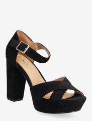 Bianco - BIACARLY Plateau Sandal - party wear at outlet prices - black 1 - 0