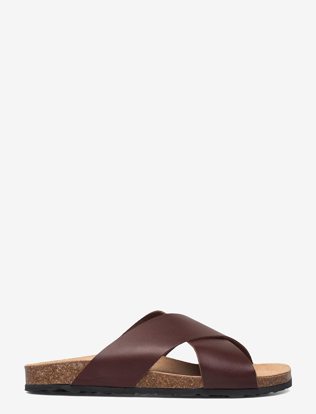 Bianco - BIACEDAR Cross Leather Sandal - dark brown - 1