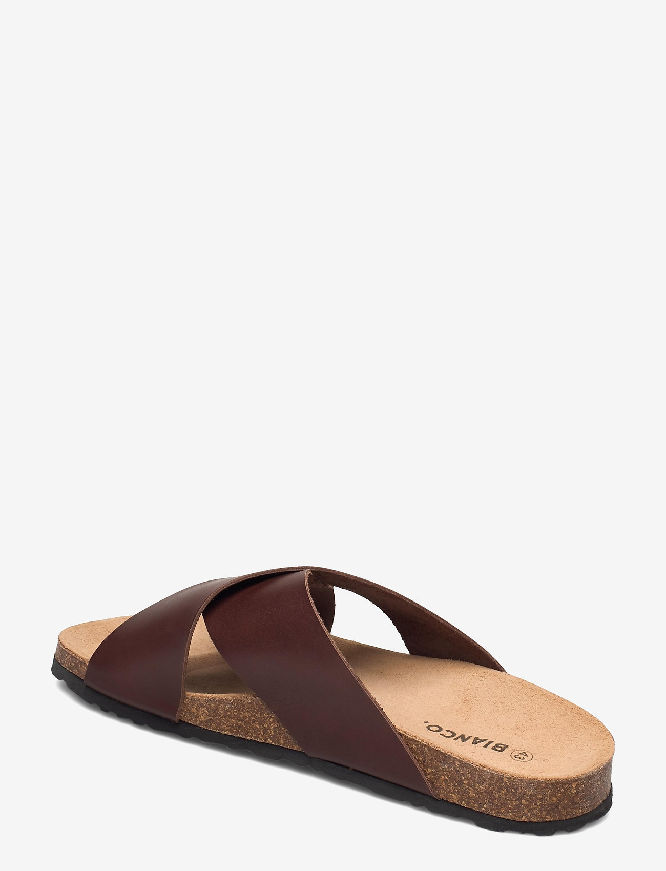 Bianco - BIACEDAR Cross Leather Sandal - dark brown - 2