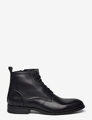 Bianco - BIABYRON Leather Lace Up Boot - nauhalliset - black 6 - 1