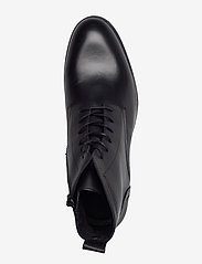 Bianco - BIABYRON Leather Lace Up Boot - støvler med snøre - black 6 - 3