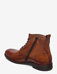 Bianco - BIABYRON Leather Lace Up Boot - støvler med snøre - brandy - 2