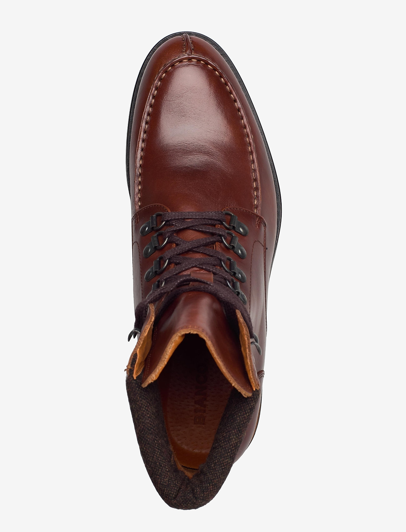 Bianco - BIACARNEY Tweed Boot - cognac - 3