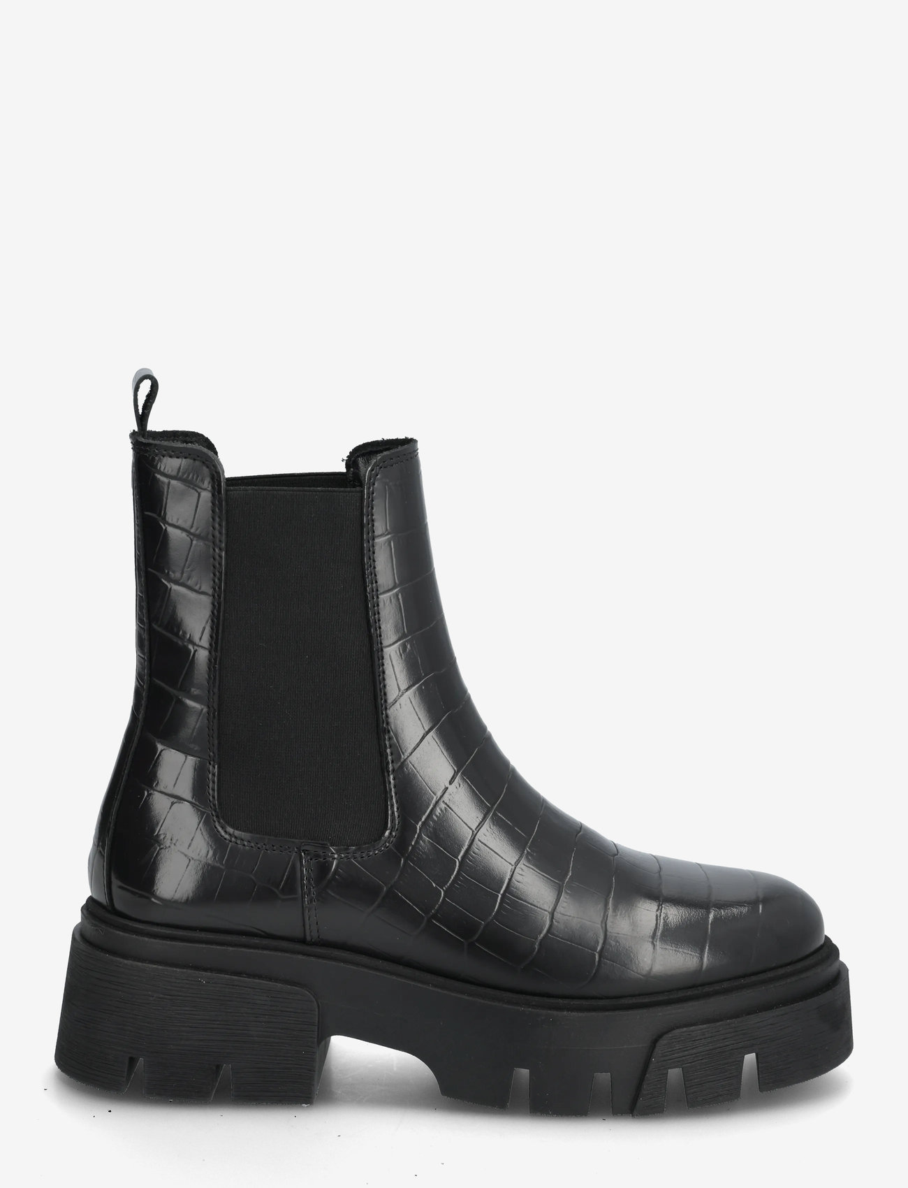 Bianco - Tini Chelsea Boot #C - hohe absätze - black croco - 1