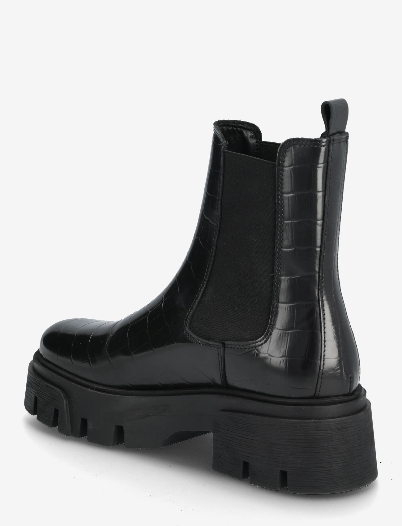 Bianco - Tini Chelsea Boot #C - hohe absätze - black croco - 2