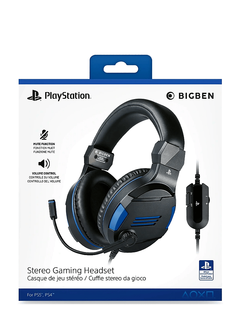 BIG BEN - STEREO GAMING HEADSET V3 BLACK - kõrvaklapid - black - 0