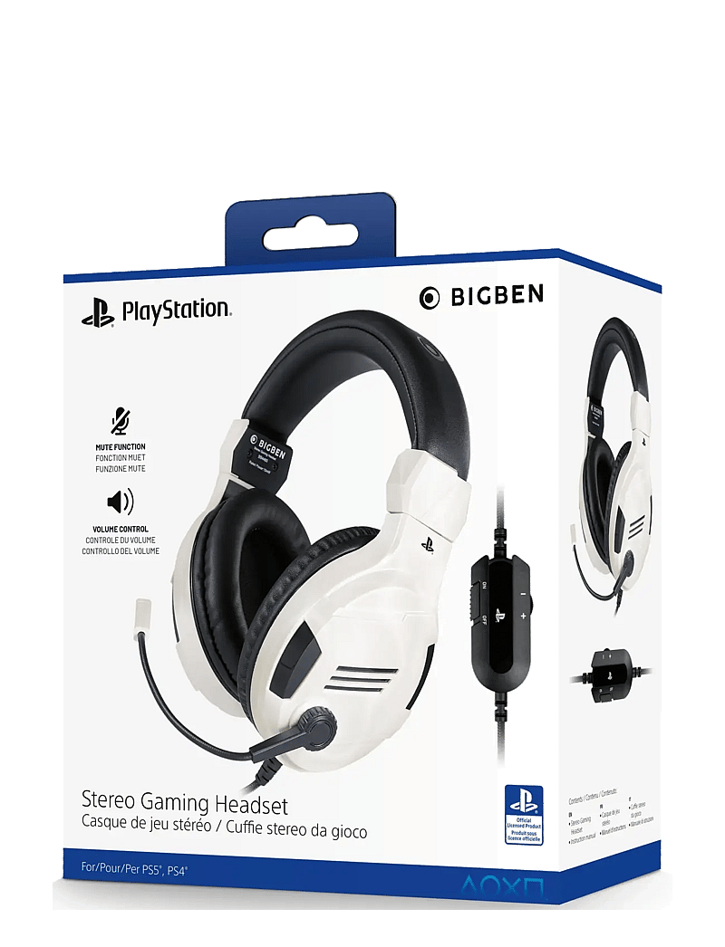 BIG BEN - STEREO GAMING HEADSET V3 WHITE - kõrvaklapid - white - 0