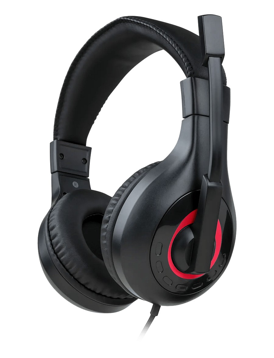 BIG BEN - WIRED STEREO HEADSET BLACK - austiņas - black - 2