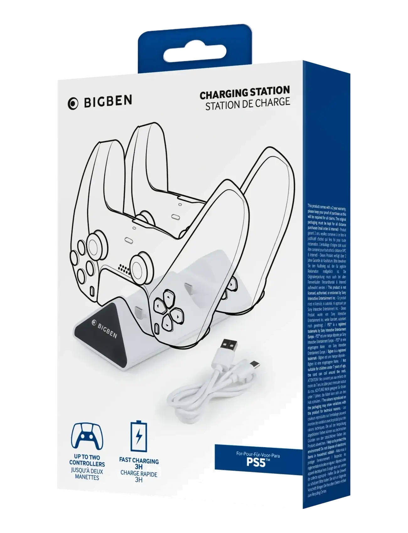 BIG BEN - PS5 DUAL CHARGER V2 - stativ & laddningsstationer - multi - 1