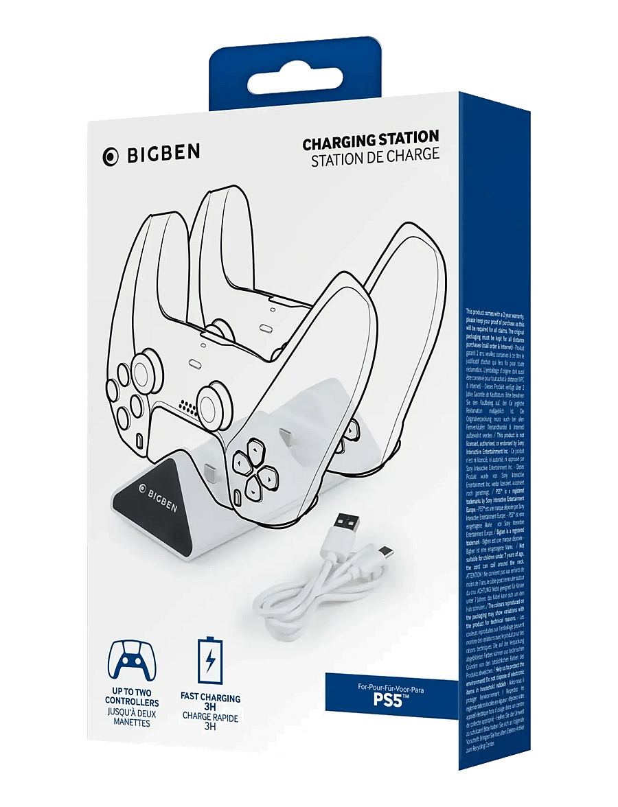 BIG BEN - PS5 DUAL CHARGER V2 - stativ & laddningsstationer - multi - 1