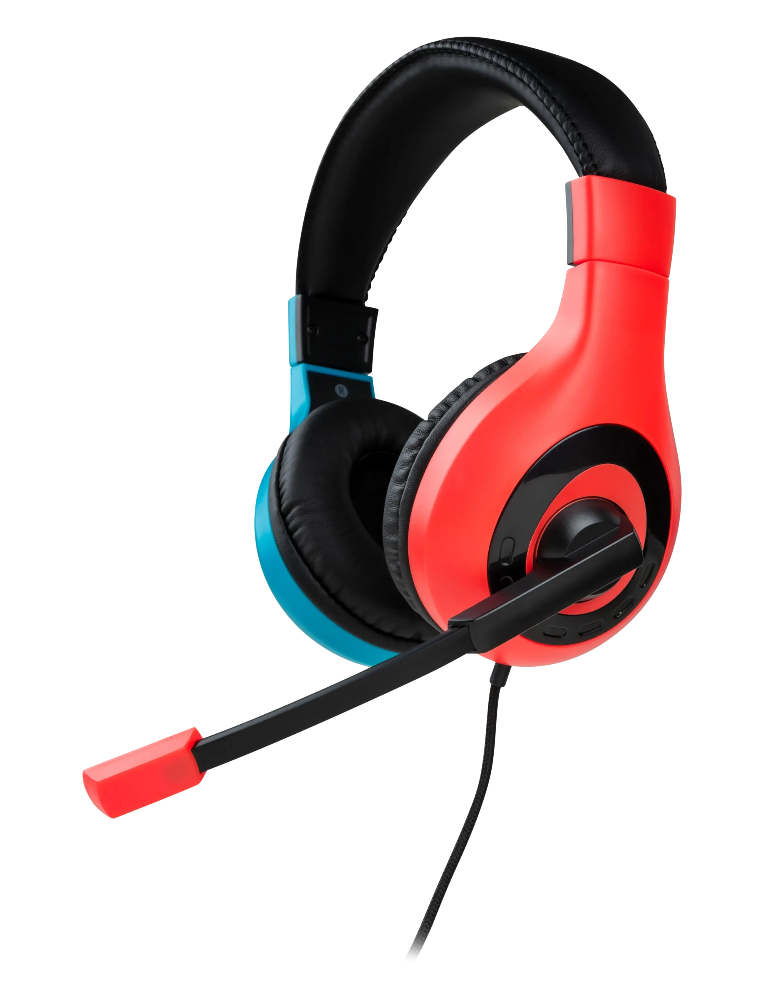 BIG BEN - WIRED STEREO HEADSET RED + BLUE - headsets - multi - 3
