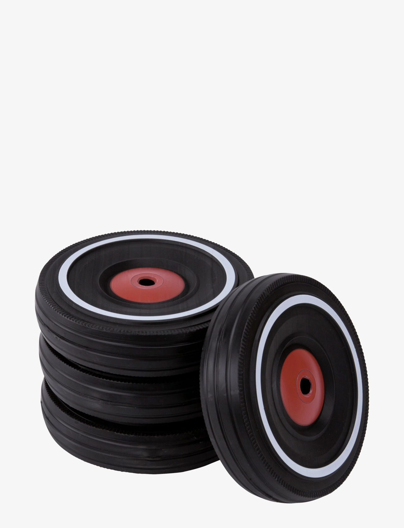 BIG Big Bobby Car Accessoires, Silent Rubber Wheels Schwarz - One Size - Kinder