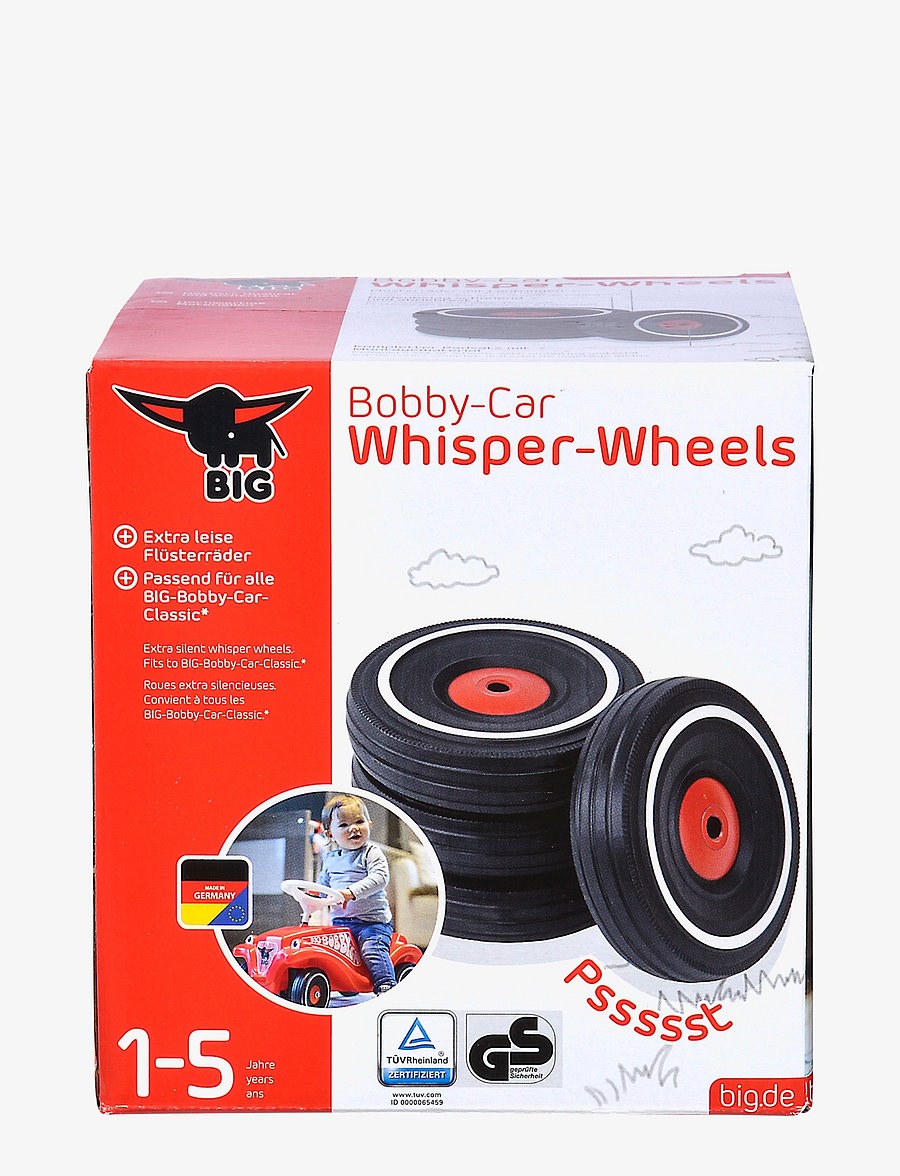 BIG - BIG Bobby Car Accessories, Silent Rubber Wheels - madalaimad hinnad - black - 4