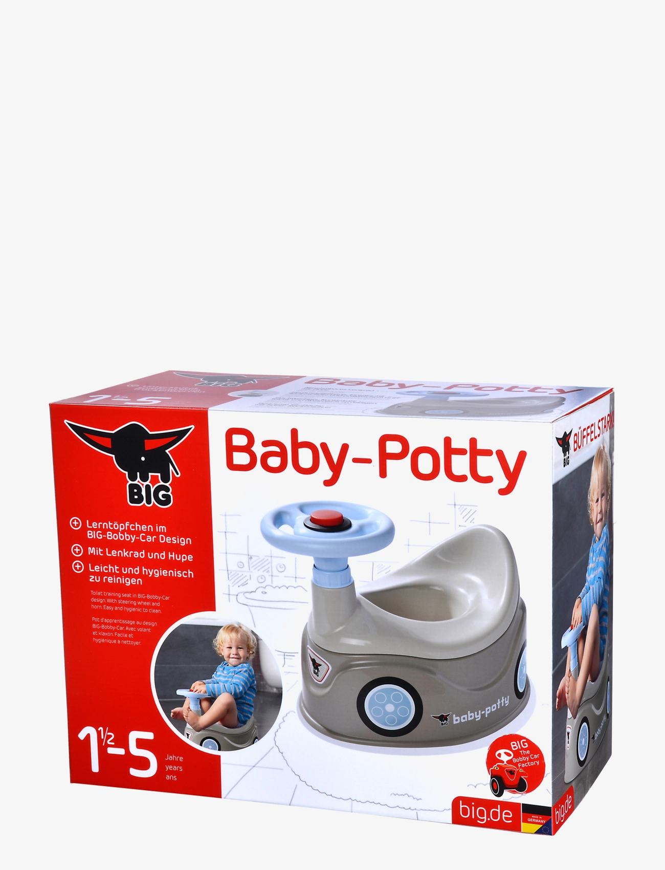 BIG - BIG Baby Potty, Grey - potjes - grey - 3