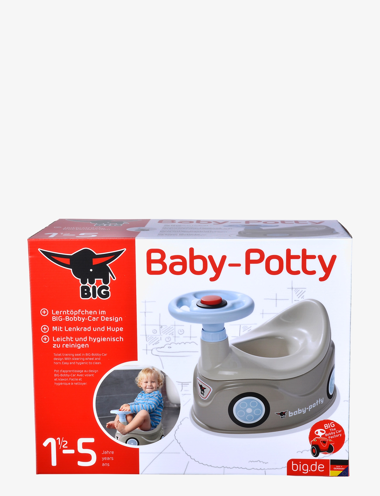 BIG - BIG Baby Potty, Grey - potjes - grey - 4