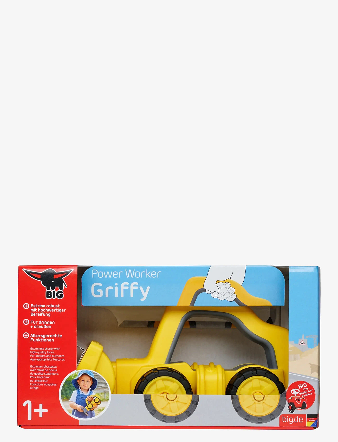 BIG - BIG – Power Worker Griffy Digger - byggmaskiner - yellow - 2