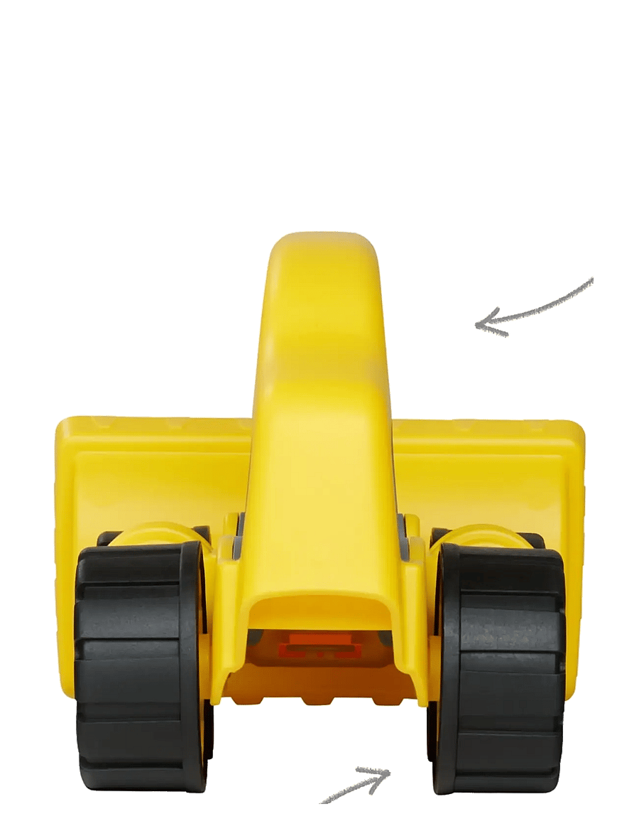 BIG - BIG – Power Worker Griffy Digger - baufahrzeuge - yellow - 4