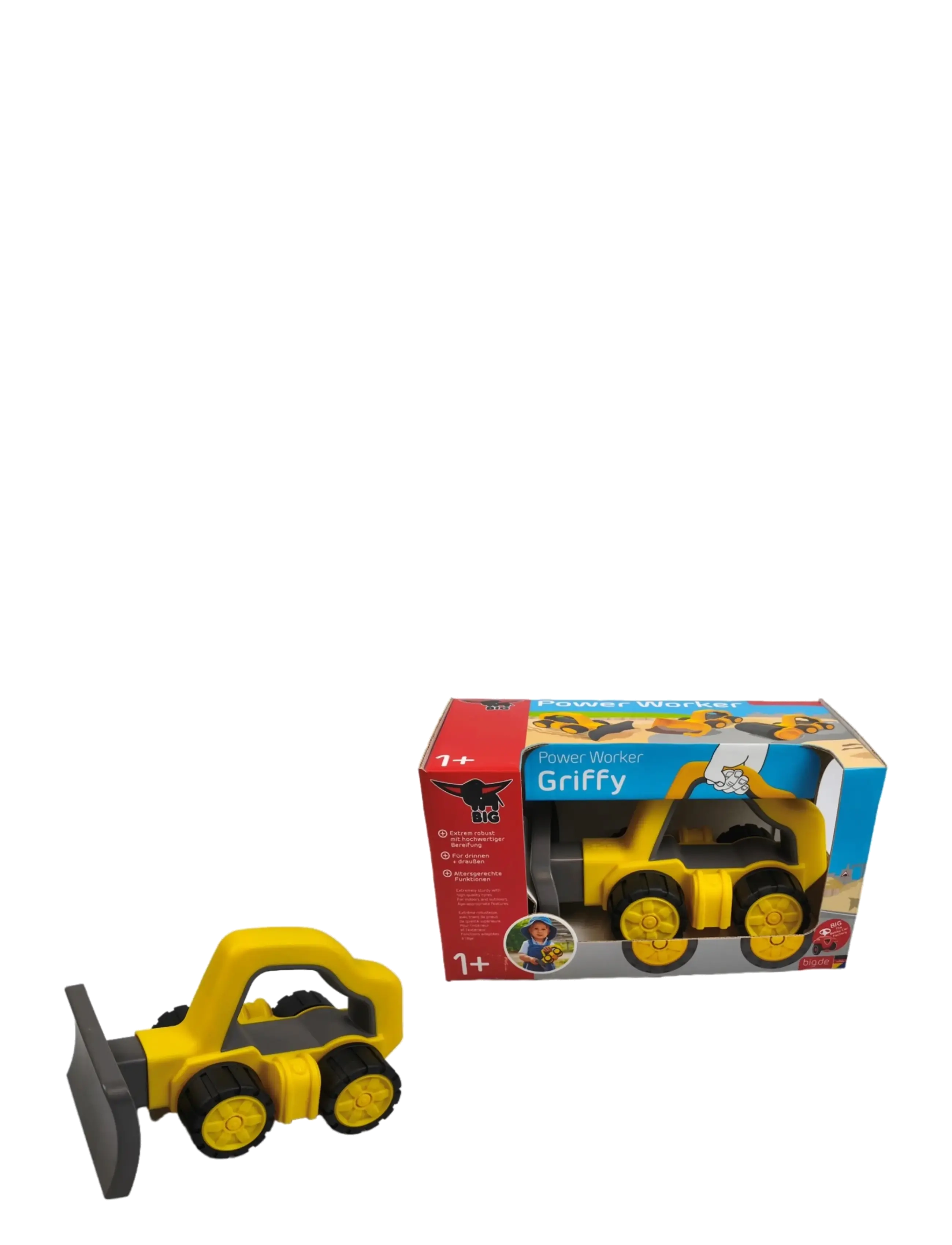 BIG - BIG – Power Worker Griffy Plow Blade - sandspielzeug - yellow - 2