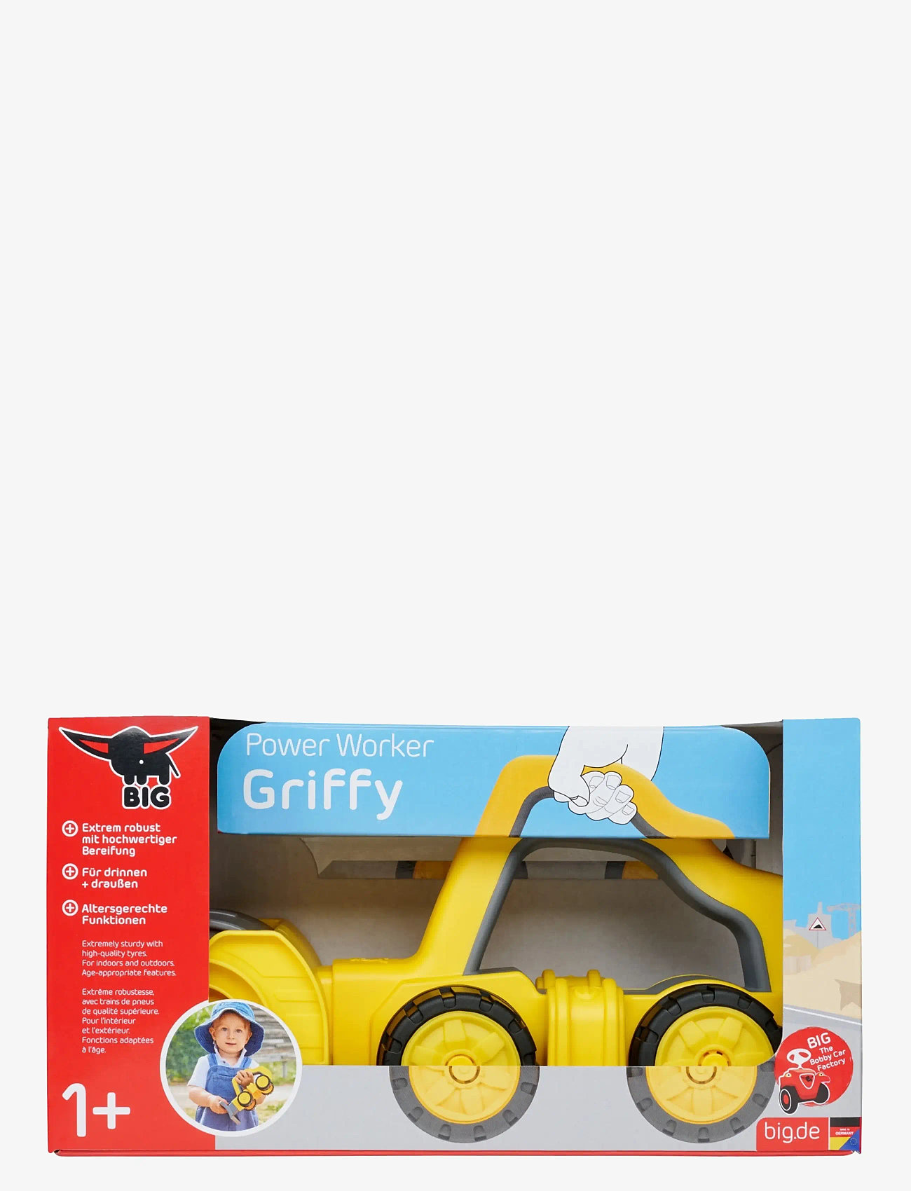 BIG - BIG – Power Worker Griffy Bulldozer - sandlegetøj - yellow - 2