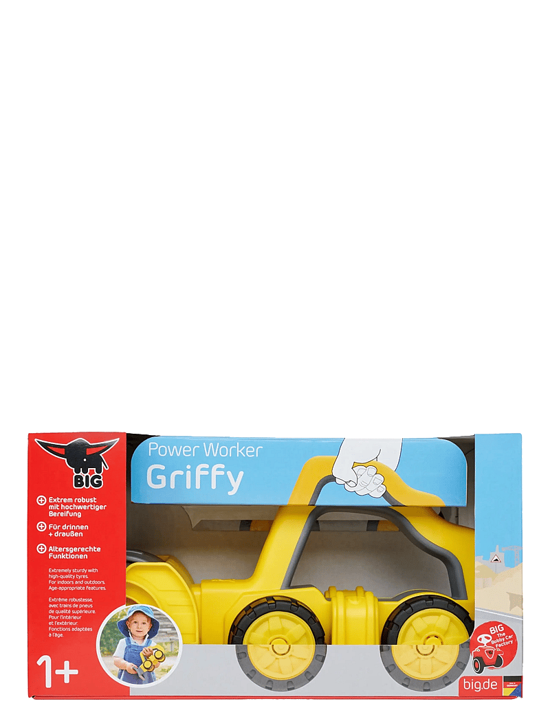 BIG - BIG – Power Worker Griffy Bulldozer - liivakasti mänguasjad - yellow - 2