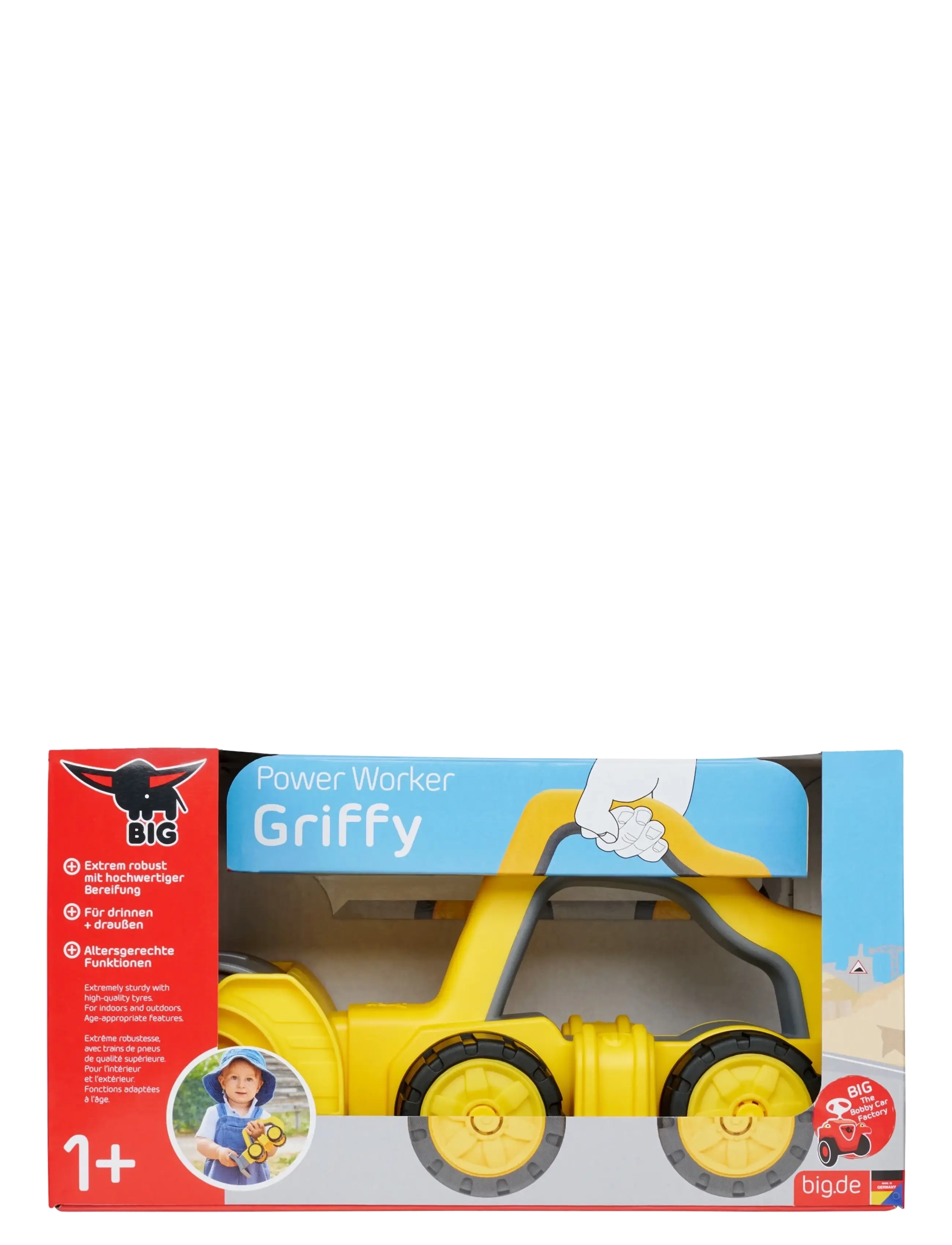 BIG - BIG – Power Worker Griffy Bulldozer - sandspielzeug - yellow - 2