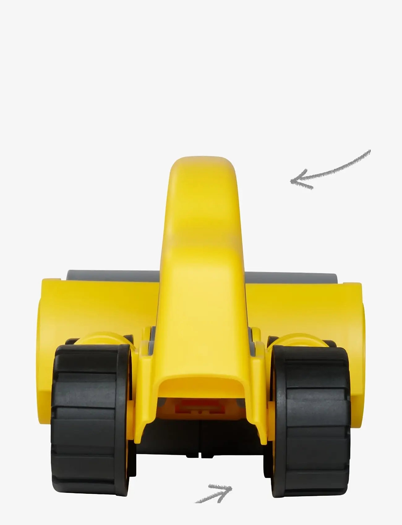 BIG - BIG – Power Worker Griffy Bulldozer - sandlegetøj - yellow - 4