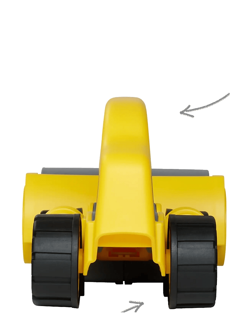 BIG - BIG – Power Worker Griffy Bulldozer - liivakasti mänguasjad - yellow - 4