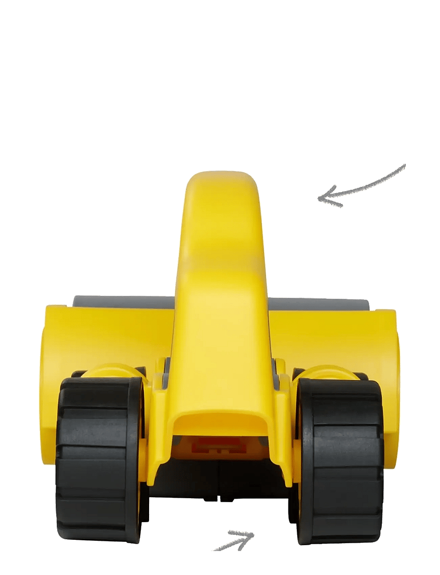 BIG - BIG – Power Worker Griffy Bulldozer - sandspielzeug - yellow - 4
