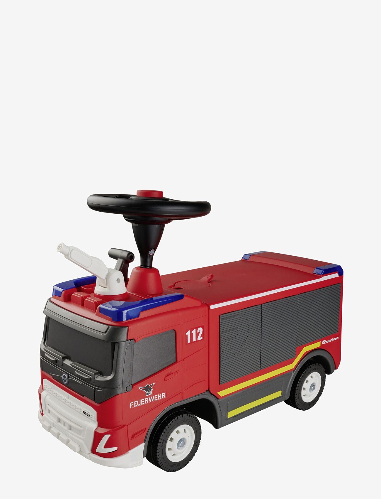 BIG - BIG Ride-on Brandbil - gåbilar - red - 1