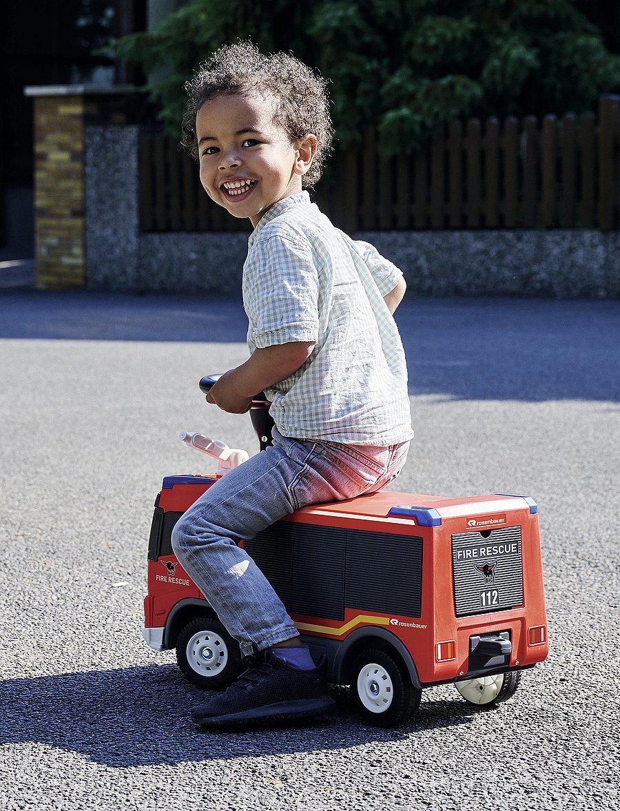 BIG - BIG Ride-on Brandbil - red - 0